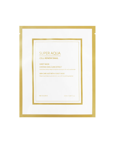 MISSHA Super Aqua Cell Renew Snail Hydro Gel Mask