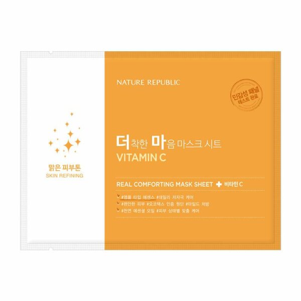 Nature Republic Real Comforting Mask Sheet Vitamin C