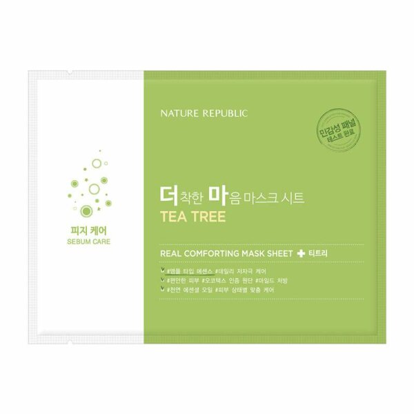 Nature Republic Real Comforting Mask Sheet Tea Tree