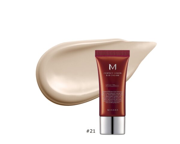 MISSHA M Perfect Cover BB Cream SPF42/PA+++ 20ml 21-Light-Beige