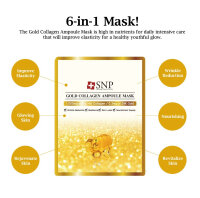 SNP Gold Collagen Ampoule Mask
