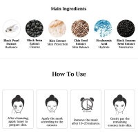 SNP Black Pearl RENEW Black Ampoule Mask