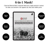 SNP Charcoal Mineral Black Ampoule Mask