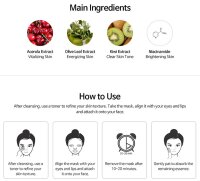 SNP Jelly Vita Brightening Toning Mask
