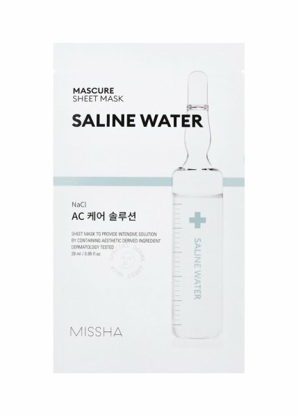 MISSHA Mascure SALINE WATER AC Care Solution Sheet Mask gesichtsmaske