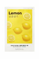 MISSHA Airy Fit Sheet Mask Limone Lemon Gesichtsmaske 1...