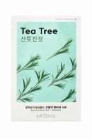 MISSHA Airy Fit Sheet Mask Teebaum Tea Tree Gesichtsmaske...