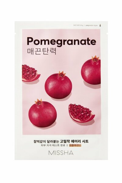MISSHA Airy Fit Sheet Mask Granatapfel Pomegranate Gesichtsmaske 1 St&uuml;ck