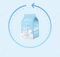 APIEU White Milk One-Pack Mask Gesichtsmaske 1 St&uuml;ck