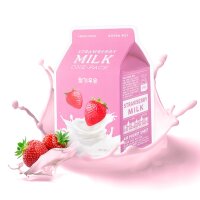 APIEU Strawberry Milk One-Pack Mask Gesichtsmaske 1...