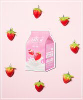 APIEU Strawberry Milk One-Pack Mask Gesichtsmaske 1 St&uuml;ck