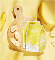 APIEU Banana Milk One-Pack Mask Gesichtsmaske 1 St&uuml;ck