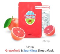 APIEU Sweet Sheet Mask Grapefruit &amp; Sparkling...