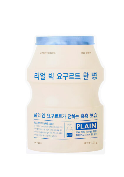 APIEU Real Big Yogurt One-Bottle (Plain) Moisturizing Gesichtsmaske 1 St&uuml;ck