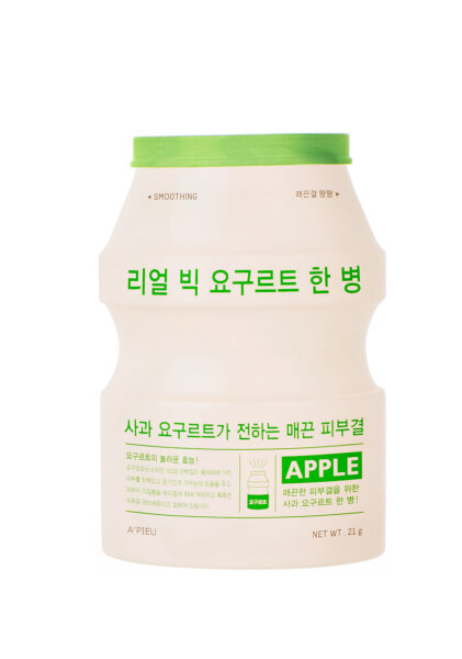 APIEU Real Big Yogurt One-Bottle (Apple) Smooting Gesichtsmaske 1 St&uuml;ck