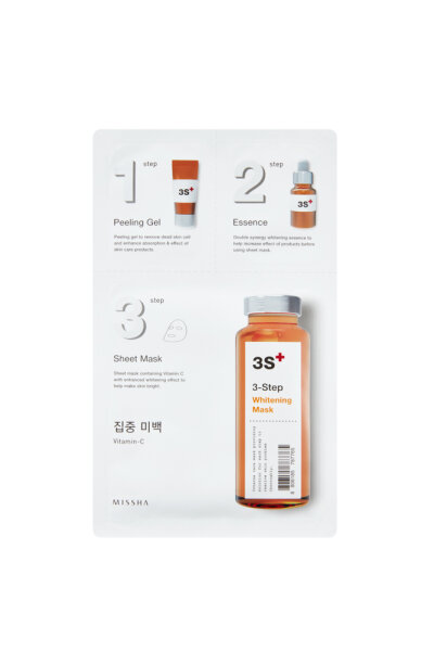 MISSHA - 3step Whitening Brightening Mask gesichtsmaske Korean Kosmetik 1pc