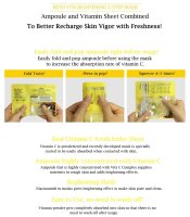 SNP Fresh Vita Brightening Two-step Mask