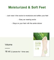Nature Republic Real Squeeze Aloe Vera Peeling Foot Mask