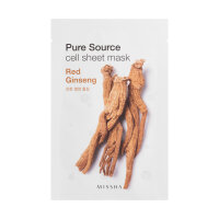 MISSHA Pure Source Cell Sheet Mask Red Roter Ginseng...