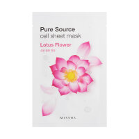 MISSHA Pure Source Cell Sheet Mask Lotus Gesichtsmaske 10...