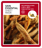 MISSHA - Skin Essential Sheet Mask (Ginseng &amp; Snail)